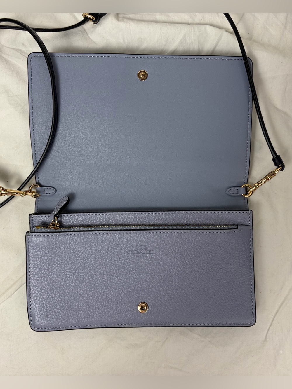 Coach Anna Foldover Crossbody Clutch C5887 Twilight Multi NWT - Picture 5 of 10